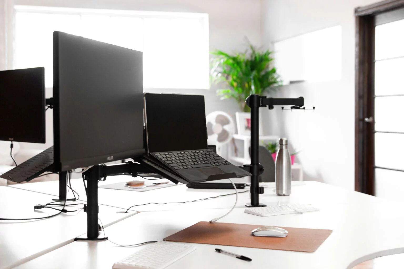 Computer set up for a business